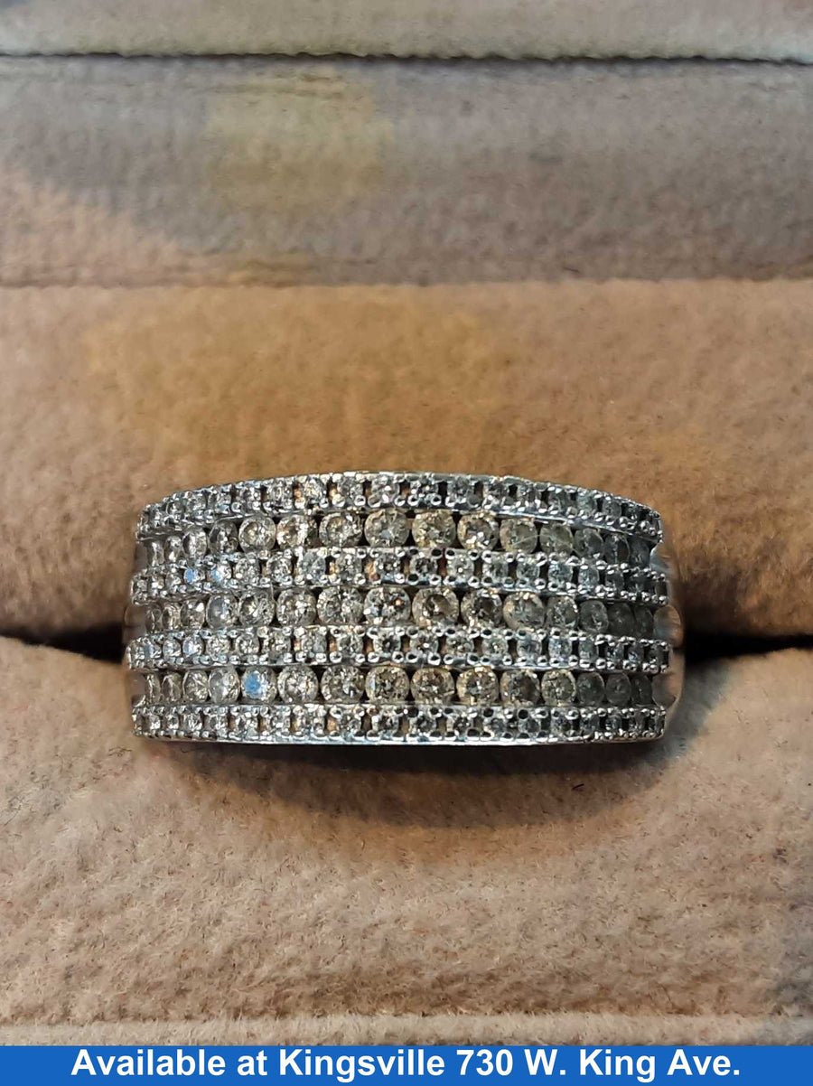 Women's Ring - White Gold 14k (.585) 5.7 grams Size 9