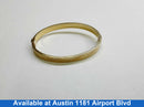 Bangle Bracelet - Yellow Gold 14k (.585) 7.9 grams 7 inch