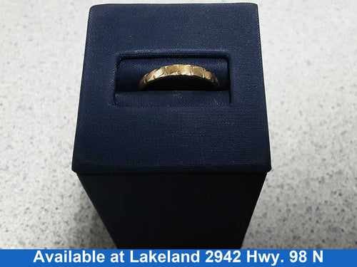 Ring - Wedding Band - Yellow Gold 14k (.585) 1.3 grams Size 7.5