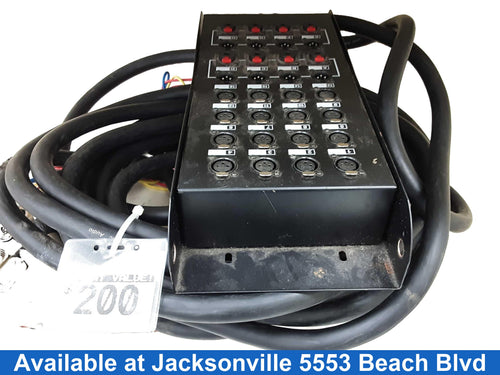 Seismic Audio Sals-16x8x50 Black Classic Audio Interface