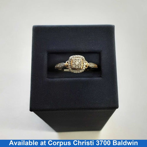 Women's Ring - Yellow Gold 10k (.417) 2.2 grams Size 7