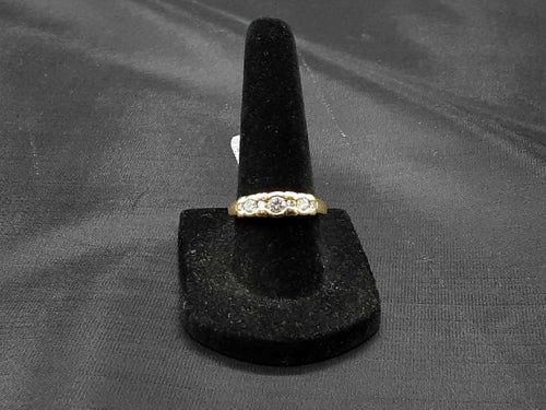 Ring - Wedding Band - Yellow Gold 14k (.585) 3.3 grams Size 6.5