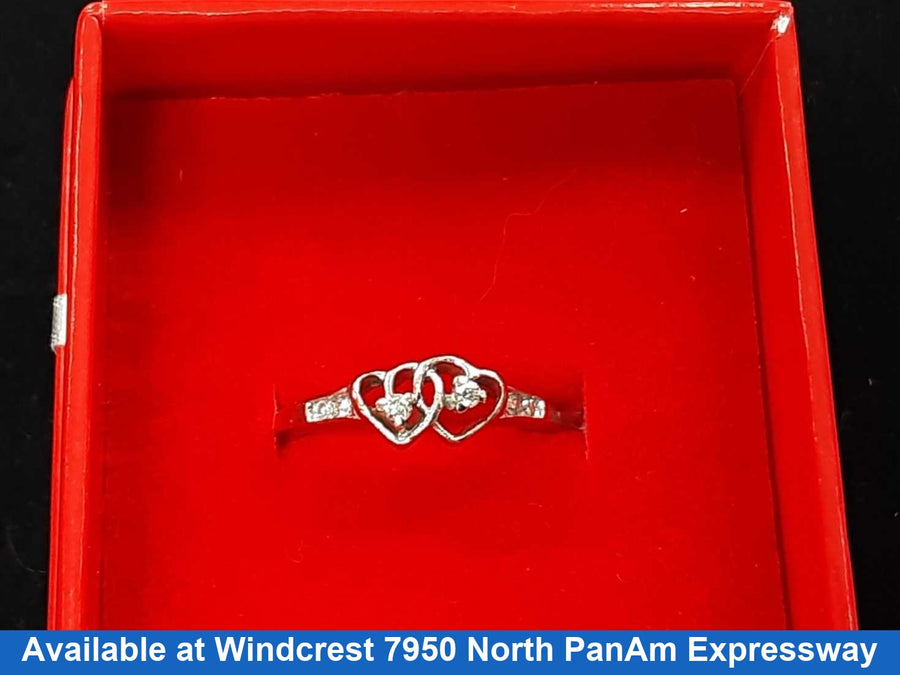 Women's Ring - White Gold 10k (.417) 1.4 grams Size 5