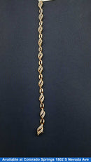 Tennis Bracelet - Yellow Gold 10k (.417) 7.7 grams 6 inch
