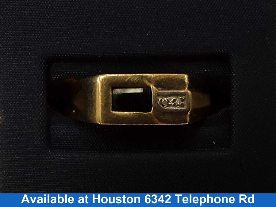 Men's Ring - Yellow Gold 10k (.417) 3.9 grams Size 10