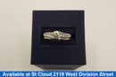 Ring - Wedding Set - White Gold 14k (.585) 5.58 grams Size 8.5