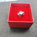 Ring - Engagement Set - White Gold 10k (.417) 6.7 grams Size 7.5