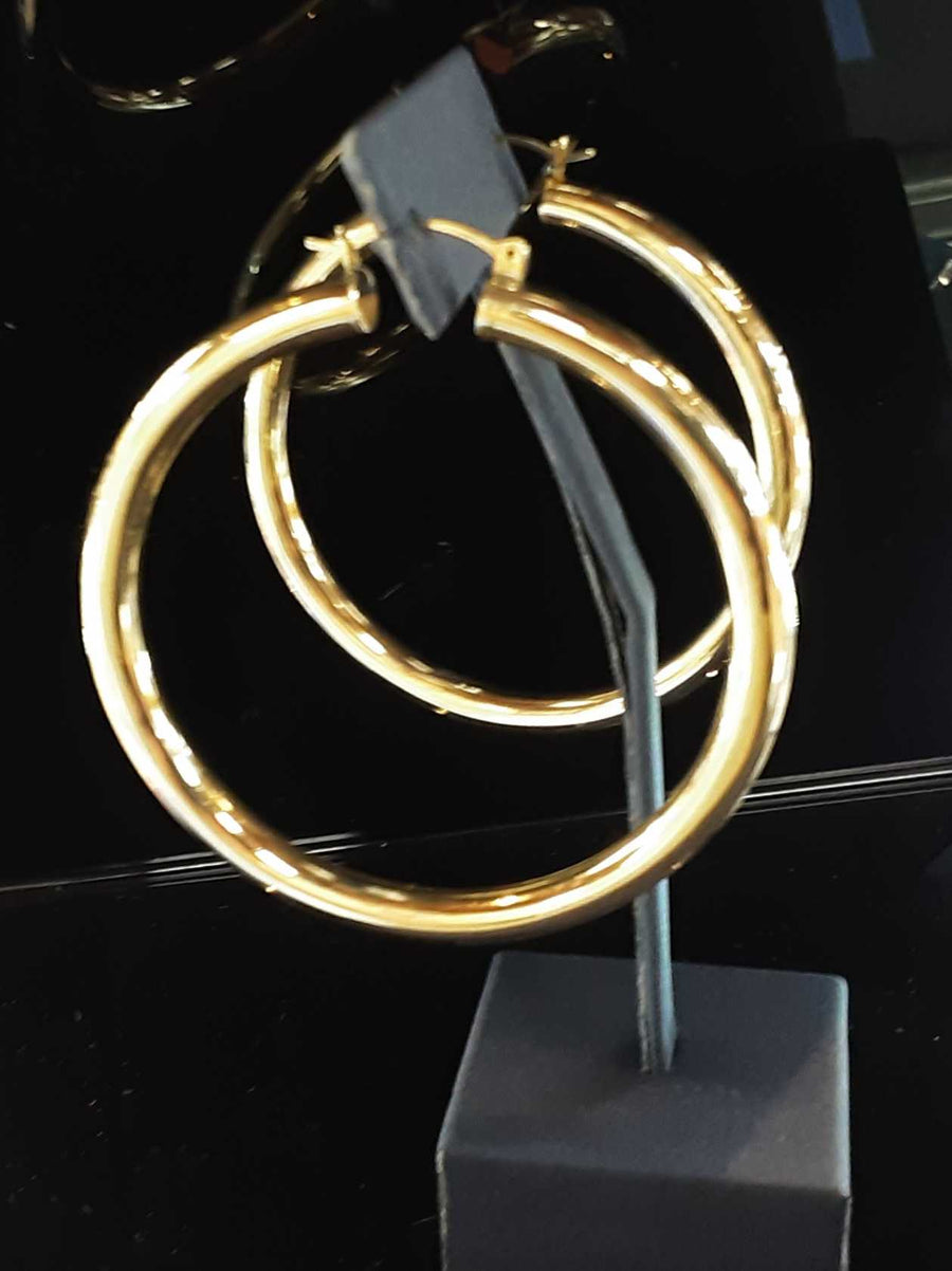 Bangle Earrings - Yellow Gold 14k (.585) 12.2 grams