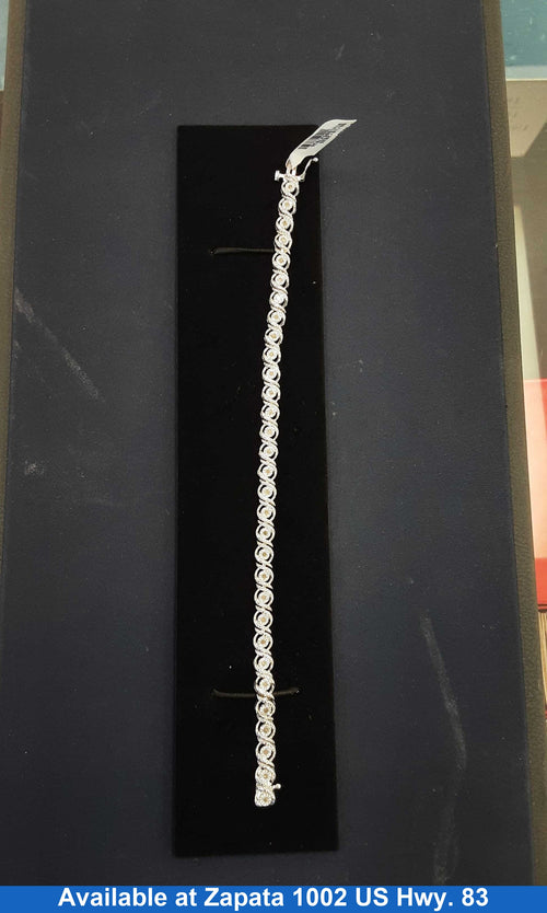 Tennis Bracelet - Silver 10.3 grams 8 inch