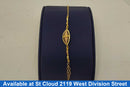 Link Bracelet - Black Hills Gold 10k (.417) 3.57 grams 7 inch
