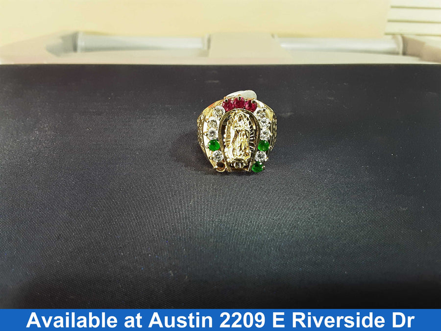 Men's Ring - Yellow Gold 14k (.585) 9.3 grams Size 9.5
