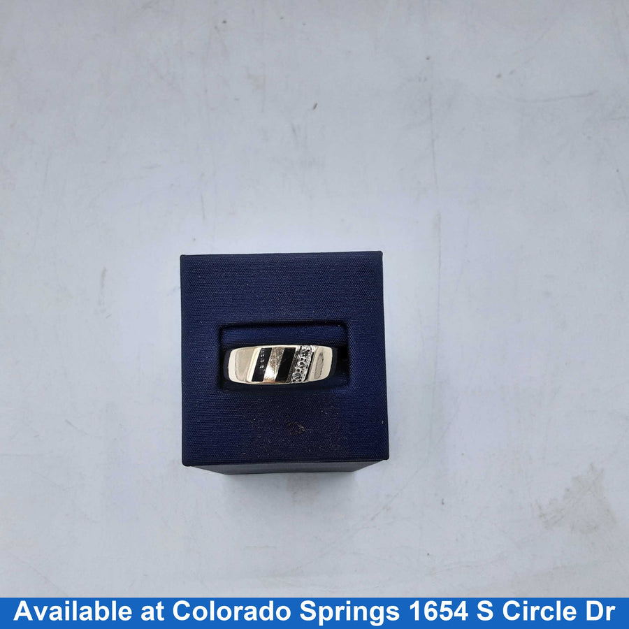 Men's Ring - Yellow Gold 10k (.417) 5.3 grams Size 10