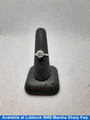 Women's Ring - Solitaire - White Gold 14k (.585) 2.9 grams Size 8.5