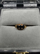 Women's Ring - 3 Black Stone Ring