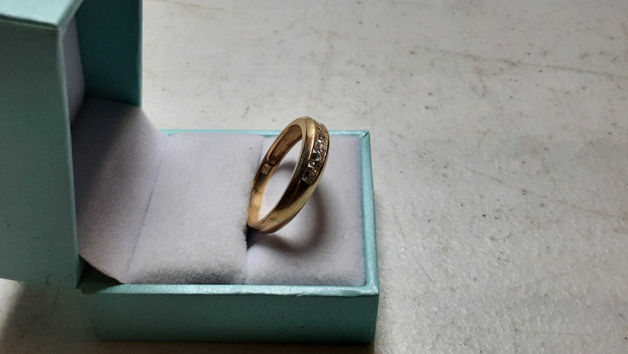 Ring - Wedding Band - Yellow Gold 14k (.585) 3.9 grams Size 11