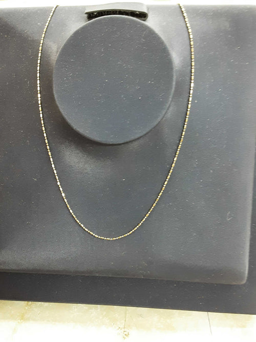 Bead Chain - Yellow Gold 10k (.417) 2 grams 19 inch