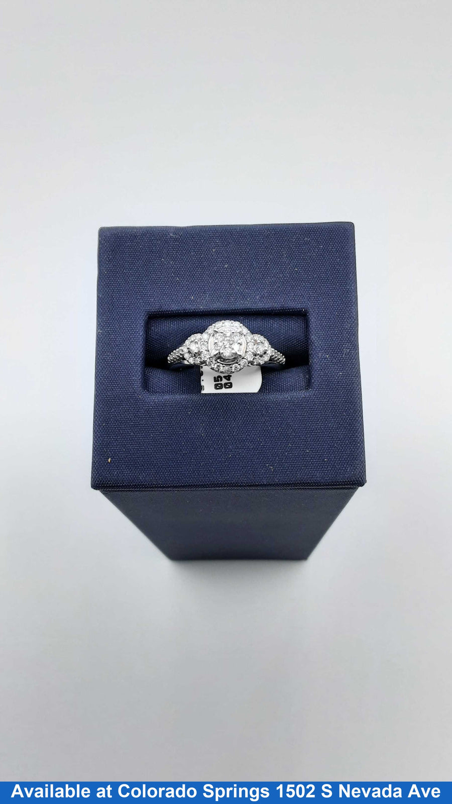 Women's Ring - White Gold 10k (.417) 3.1 grams Size 8.5