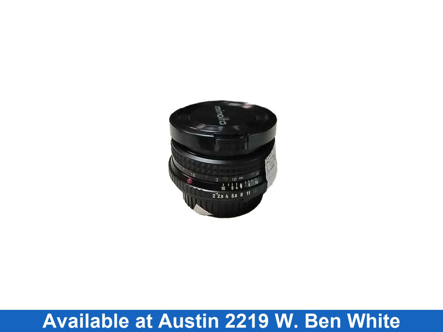 Minolta Md Rokkor-x Black Photographic Lens