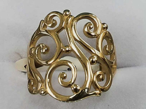 Women's Ring - Yellow Gold 14k (.585) 7.5 grams Size 10