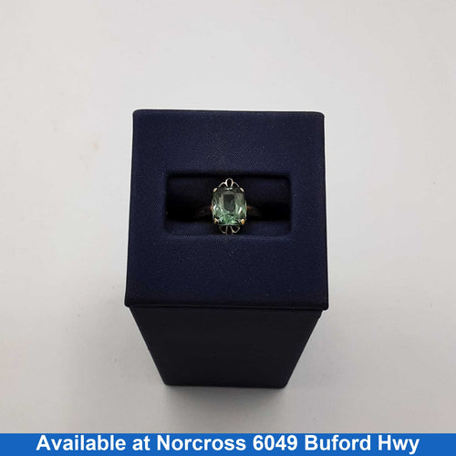 Women's Ring - Solitaire - Yellow Gold 10k (.417) 2 grams Size 8.5