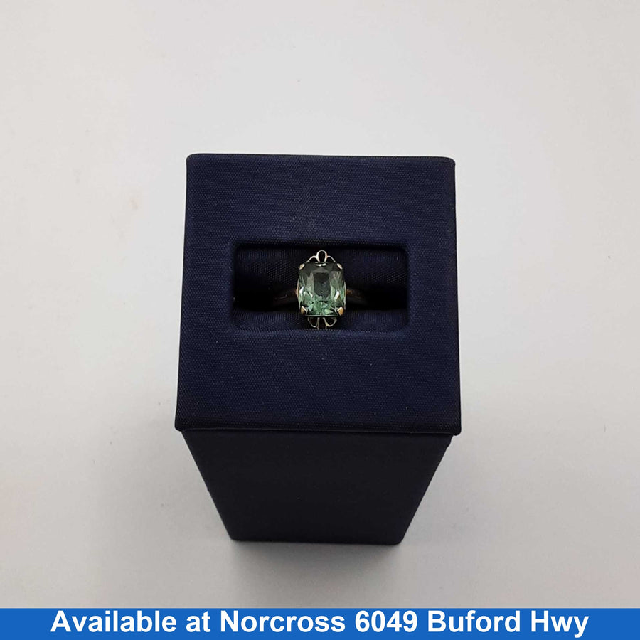 Women's Ring - Solitaire - Yellow Gold 10k (.417) 2 grams Size 8.5