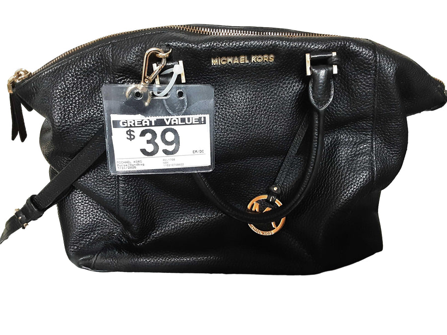 Michael Kors Av-1708 Black Purse / Handbag