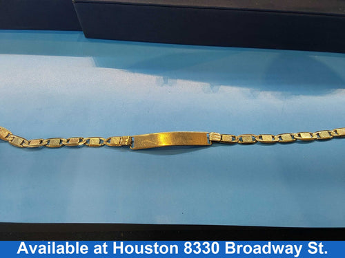 ID Bracelet - Yellow Gold 10k (.417) 8.7 grams 8 inch