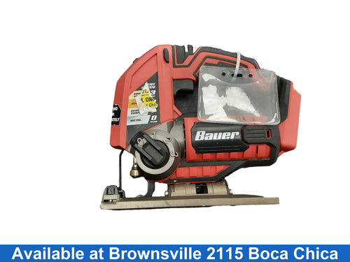 Bauer 1773c-b Red Cordless Jig Saw