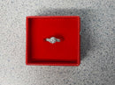 Women's Ring - Solitaire - White Gold 10k (.417) 1.8 grams Size 8
