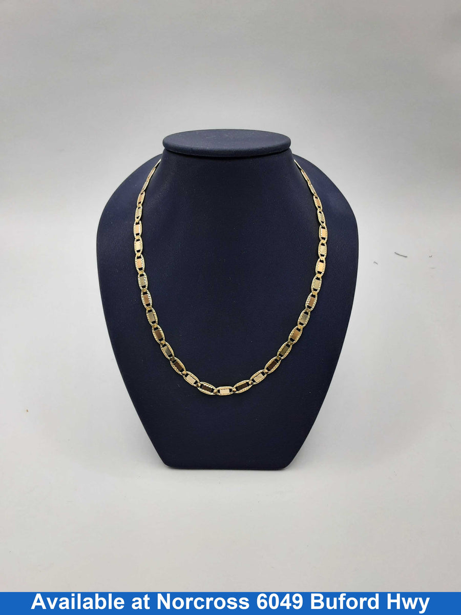 Gucci Chain - Tricolor Gold 14k (.585) 15.5 grams 22 inch