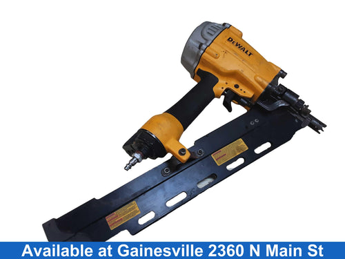 Dewalt Dwf83pl Yellow Pneumatic Roofing Nailer