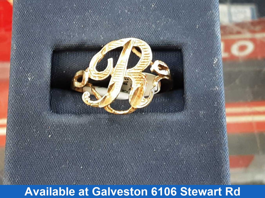 Women's Ring - Yellow Gold 10k (.417) 1.3 grams Size 6.5
