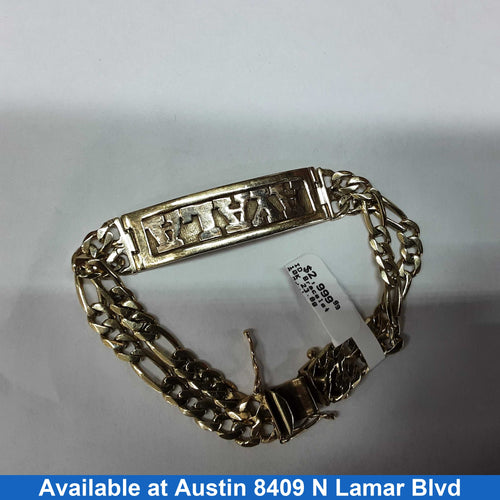 ID Bracelet - Yellow Gold 10k (.417) 23.8 grams 8 inch