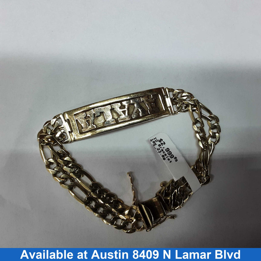 ID Bracelet - Yellow Gold 10k (.417) 23.8 grams 8 inch