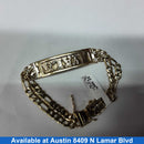 ID Bracelet - Yellow Gold 10k (.417) 23.8 grams 8 inch