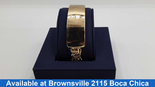 ID Bracelet - Yellow Gold 10k (.417) 56.1 grams 8 inch