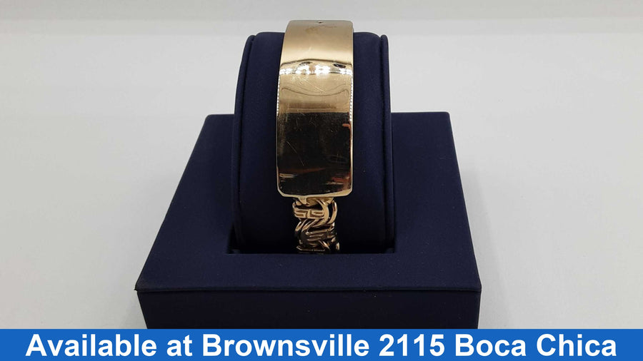 ID Bracelet - Yellow Gold 10k (.417) 56.1 grams 8 inch