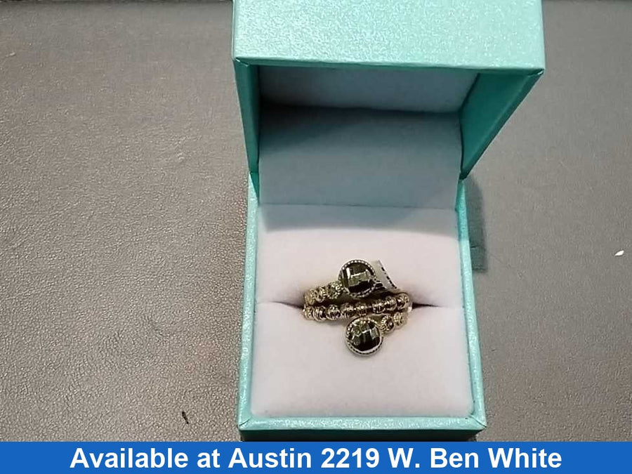 Women's Ring - Yellow Gold 10k (.417) 3.6 grams Size 8