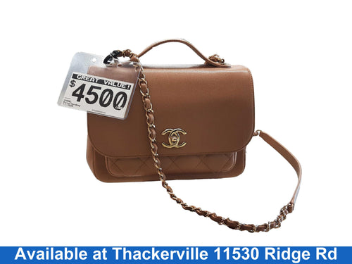 Chanel Tan Purse / Handbag