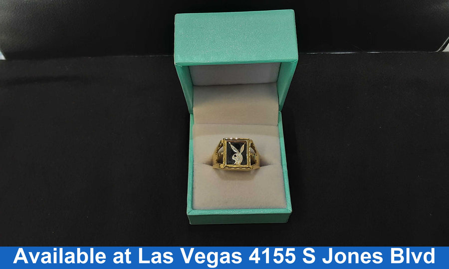 Men's Ring - Yellow Gold 14k (.585) 5.8 grams Size 6