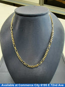 Figaro Chain - Yellow Gold 14k (.585) 9 grams 18 inch