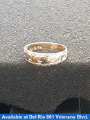 Ring - Wedding Band - Yellow Gold 14k (.585) 3 grams Size 9.5