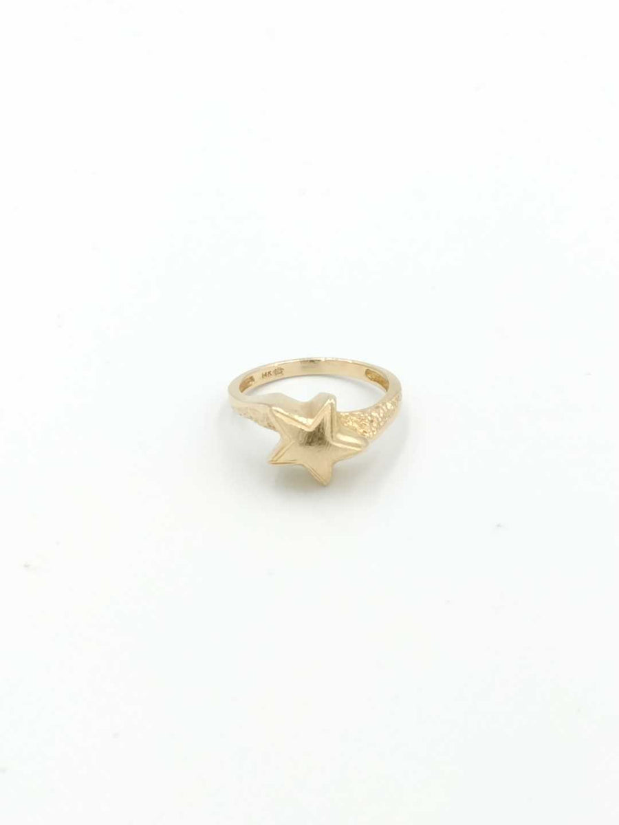 Women's Ring - Yellow Gold 14k (.585) 3.2 grams Size 7