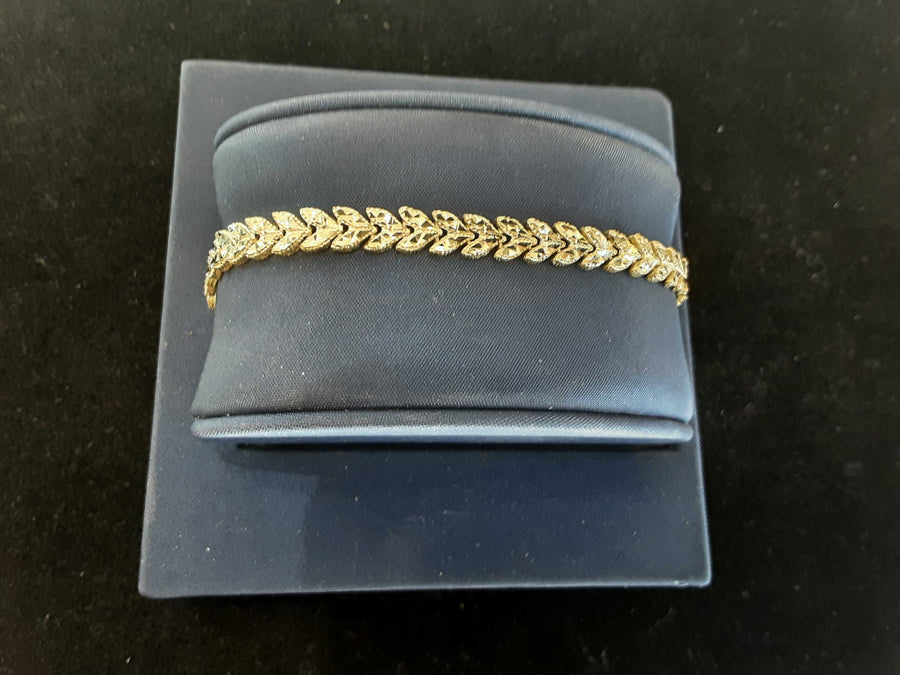 Fox Tail Bracelet - Yellow Gold 14k (.585) 9.2 grams 7 inch