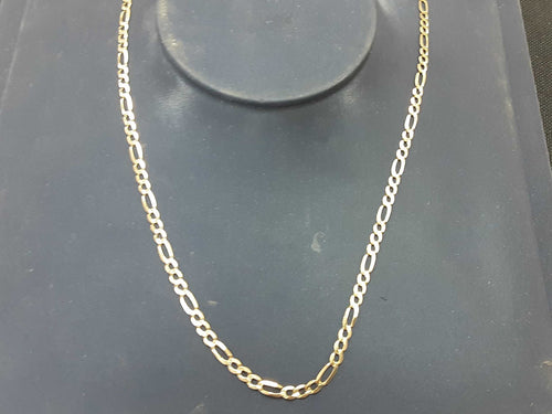 Figaro Chain - Yellow Gold 14k (.585) 7.4 grams 26 inch