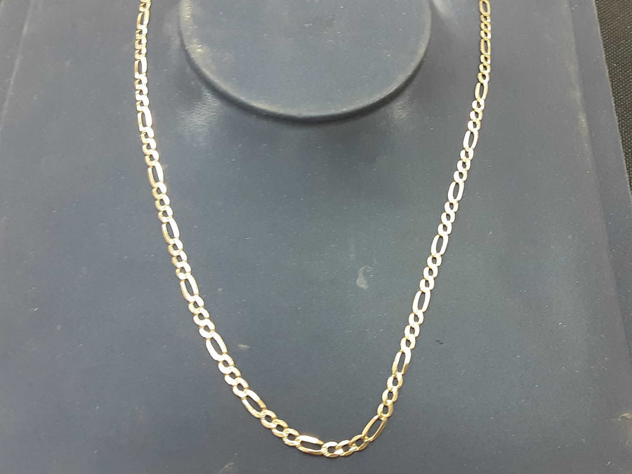 Figaro Chain - Yellow Gold 14k (.585) 7.4 grams 26 inch