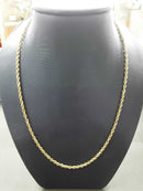 Rope Chain - Yellow Gold 10k (.417) 11 grams 26 inch