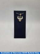 14kt Bird Pendant
