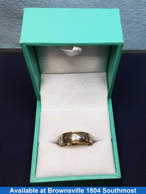 Ring - Wedding Band - Yellow Gold 10k (.417) 2.5 grams Size 6