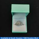 Ring - Engagement Set - White Gold 14k (.585) 6 grams Size 9.5